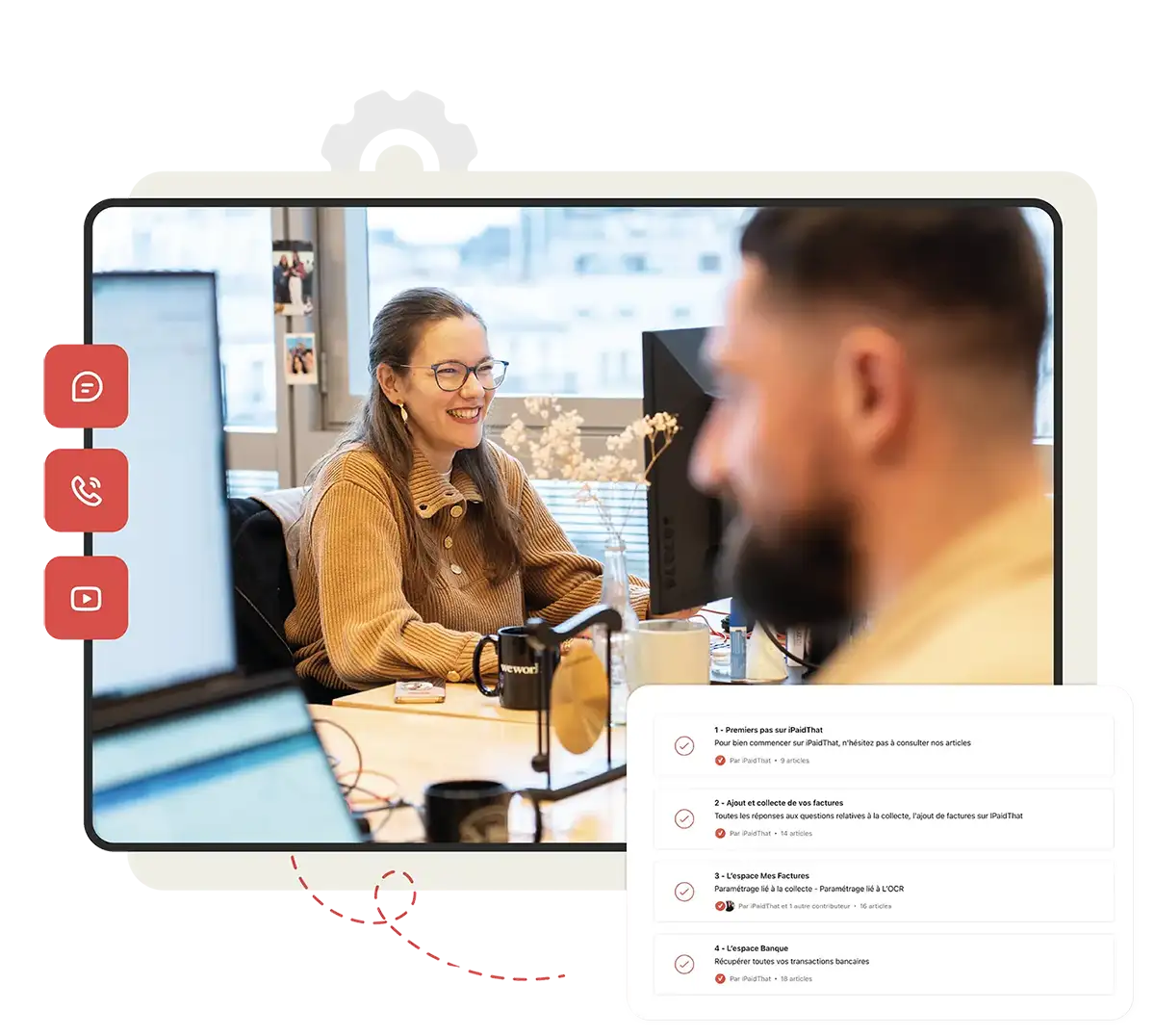 accompagnement premium pour démarrer sur iPaidThat équipe